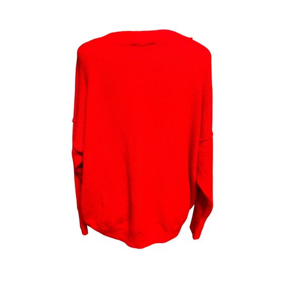 Vince Camuto Christmas Sweater Crew Neck Knit Pullover Cozy Holidays Sz XL Red - Picture 2 of 5